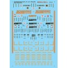MICROSCALE DECAL 87-814 - SCHNEIDER NATIONAL TRACTOR & TRAILER - HO SCALE