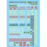 MICROSCALE DECAL 87-1238 - SEABOARD AIR LINE DIESEL LOCOMOTIVES - HO SCALE