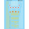 MICROSCALE DECAL 87-1287 - SEABOARD AIR LINE BOXCARS - HO SCALE