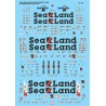 MICROSCALE DECAL 87-731 - SEALAND CONTAINERS - HO SCALE