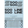MICROSCALE DECAL 87-117 - SOO LINE DIESEL LOCOMOTIVES - HO SCALE