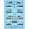 MICROSCALE DECAL 87-692 - SOO LINE / CHICAGO & NORTHWESTERN / MILWAUKEE ROAD AUTORACKS - HO SCALE
