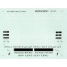 MICROSCALE DECAL MC-4215 - SOO LINE 85' / 89' FLAT CARS - HO SCALE