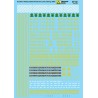 MICROSCALE DECAL 87-32 - SOUTHERN DIESEL LOCOMOTIVES - HO SCALE