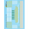 MICROSCALE DECAL 87-539 - SOUTHERN DIESEL LOCOMOTIVES - HO SCALE