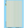 MICROSCALE DECAL 87-540 - SOUTHERN DIESEL LOCOMOTIVE STRIPES - HO SCALE