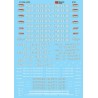 MICROSCALE DECAL 87-33 - SOUTHERN PACIFIC STEAM LOCOMOTIVES - HO SCALE