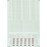 MICROSCALE DECAL 87-34 - SOUTHERN PACIFIC PASSENGER CARS - HO SCALE