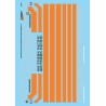 MICROSCALE DECAL 87-50 - SOUTHERN PACIFIC / COTTON BELT DIESEL LOCOMOTIVES - HO SCALE