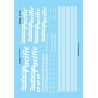 MICROSCALE DECAL 87-620 - SOUTHERN PACIFIC DIESEL LOCOMOTIVES - HO SCALE
