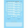 MICROSCALE DECAL 87-646NOS - SOUTHERN PACIFIC GP-60 DIESEL LOCOMOTIVES - HO SCALE