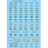 MICROSCALE DECAL 87-761 - SOUTHERN PACIFIC PASSENGER CAR EMBLEMS - HO SCALE