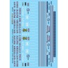 MICROSCALE DECAL 87-835 - SOUTHERN PACIFIC / COTTON BELT DIESEL LOCOMOTIVES & CABOOSES - HO SCALE