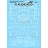 MICROSCALE DECAL 87-911 - SOUTHERN PACIFIC SINGLE SHEATHED BOXCARS - HO SCALE