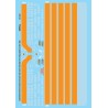 MICROSCALE DECAL 87-1057 - SOUTHERN PACIFIC DIESEL LOCOMOTIVES - HO SCALE