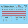 MICROSCALE DECAL MC-4407 - SOUTHERN PACIFIC INSTRUMENT CAR - HO SCALE
