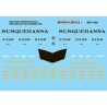 MICROSCALE DECAL MC-4195 - SUSQUEHANNA DIESEL LOCOMOTIVES - HO SCALE