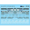 MICROSCALE DECAL MC-4386 - TRAILER TRAIN / TTX ALL PURPOSE SPINE CARS - HO SCALE