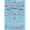 MICROSCALE DECAL 87-35 - UNION PACIFIC TURBINE & DIESEL LOCOMOTIVES - HO SCALE