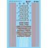 MICROSCALE DECAL 87-354 - UNION PACIFIC DIESEL LOCOMOTIVES - HO SCALE
