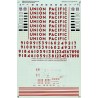 MICROSCALE DECAL 87-523 - UNION PACIFIC DIESEL LOCOMOTIVES - HO SCALE