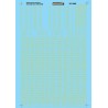 MICROSCALE DECAL 87-1085 - UNION PACIFIC PASSENGER CARS - HO SCALE