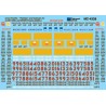 MICROSCALE DECAL MC-4328 - UNION PACIFIC DIESEL LOCOMOTIVES - HO SCALE