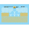 MICROSCALE DECAL MC-4391 - UNITED STATES ARMY DIESEL LOCOMOTIVES - HO SCALE