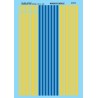 MICROSCALE DECAL 87-673 - VIA RAIL PASSENGER CAR STRIPES - HO SCALE