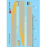 MICROSCALE DECAL 87-1153 - VIA RAIL DIESEL LOCOMOTIVES - HO SCALE