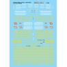 MICROSCALE DECAL 87-698 - WABASH DIESEL LOCOMOTIVES - HO SCALE