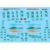 MICROSCALE DECAL MC-4259 - WASHINGTON DOT "GRAIN TRAIN" COVERED HOPPERS - HO SCALE