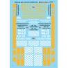 MICROSCALE DECAL 87-981 - WHEELING & LAKE ERIE DIESEL LOCOMOTIVES - HO SCALE