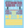 MICROSCALE DECAL 87-533 - WISCONSIN CENTRAL DIESEL LOCOMOTIVES - HO SCALE