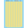 MICROSCALE DECAL 87-534 - WISCONSIN CENTRAL DIESEL LOCOMOTIVE STRIPES - HO SCALE
