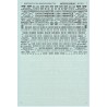 MICROSCALE DECAL 87-1013 - MAINTENANCE OF WAY MARKINGS - ROMAN - BLACK & WHITE - HO SCALE