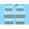 MICROSCALE DECAL MC-4129 - GE STYLE NUMBER BOARD NUMBERS - HO SCALE