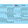 MICROSCALE DECAL MC-4309 - FREIGHTCAR BUILDER PLATES & LOGOS - HO SCALE