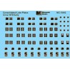 MICROSCALE DECAL MC-5002 - COTS SINGLE PANELS 1970+ - HO SCALE