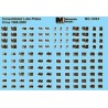 MICROSCALE DECAL MC-5004 - COTS TRIPLE PANELS 1990+ - HO SCALE