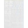 MICROSCALE DECAL 87-8 - ASSORTED LOGGING LOCOMOTIVES - HO SCALE