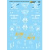 MICROSCALE DECAL 87-38 - ASSORTED BOXCARS - SSW, CP, PRR, L&N, D&H - HO SCALE