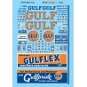 MICROSCALE DECAL 87-902 - GULF GAS STATION SIGNS - HO SCALE