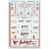 MICROSCALE DECAL 87-1002 - ASHLAND & PEPPER GAS STATION SIGNS - HO SCALE