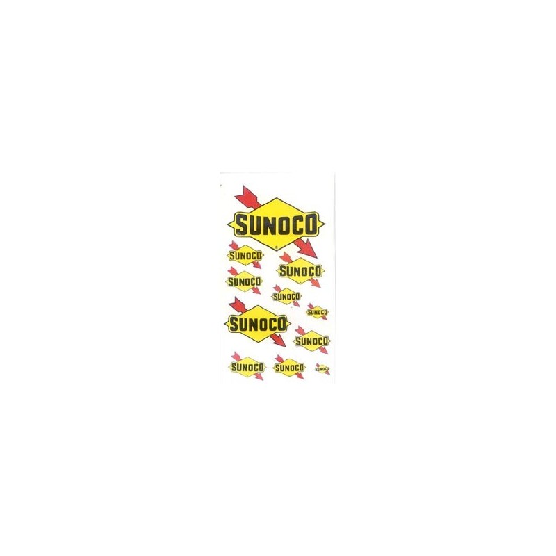 SCALE SIGNS - SUNO-1 - SUNOCO GAS STATION SIGNS - HO SCALE