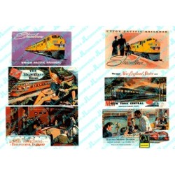JL INNOVATIVE - 186 - RAILROAD THEMED BILLBOARDS 1940s AND 1950s - HO SCALE