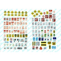 JL INNOVATIVE - 202 - UNCOMMON STREET & PARKING SIGNS - HO SCALE
