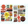 JL INNOVATIVE - 282 - CONSUMER PRODUCT SIGNS 1940s -1950s - HO SCALE