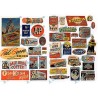JL INNOVATIVE - 426 - FOOD & HOUSEHOLD SIGNS - 1940s - 1950s - HO SCALE