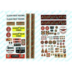 JL INNOVATIVE - 489 - FLYING A GAS STATION SIGNS - HO SCALE